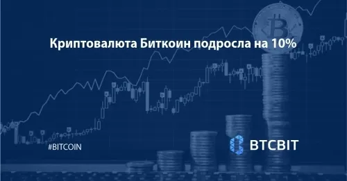 Криптовалюта Биткоин подросла на 10%