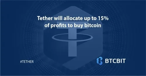 Tether will allocate up to 15% of profits to buy bitcoin